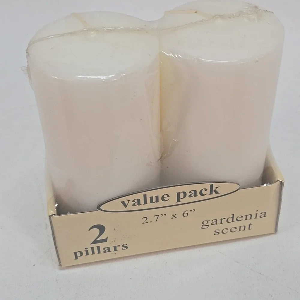 3 Pack Pillar Candles 2 Tall 2.7